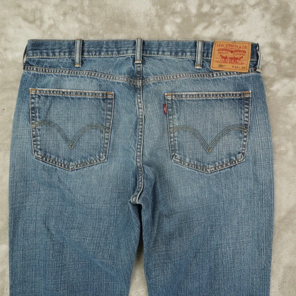 Levis 559 Jeans Mens‎ 38x30 Relaxed Straight Leg Denim Pants Medium Wash Y2K